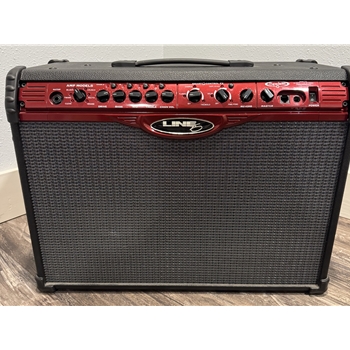 Used Line 6 Spider 210 50 Watt Red Face Guitar Amp