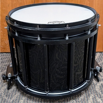 Used Premier 14" Marching Snare Drum, Black