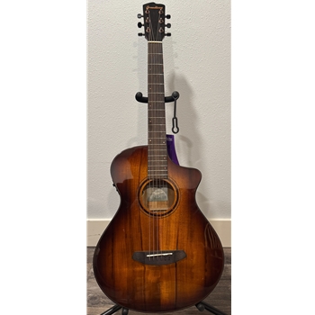 Used Breedlove Pursuit Exotic S Concertina CE Acoustic Guitar, Tigers Eye