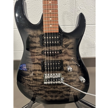 Used Ibanez Gio HSH Electric Guitar, Trans Black