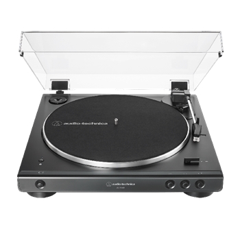 Audio Technica AT-LP60XBT-BK AT-LP60XBT Bluetooth Belt-Drive Turntable, Black