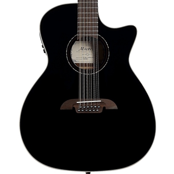 Alvarez AG70ce 12-String Atist Grand Auditorium Acoustic Guitar with Electronics, Black