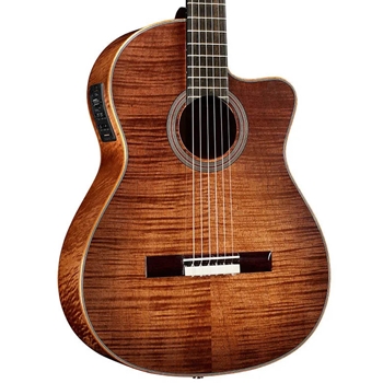 Cordoba Fusion 12 Acoustic Nylon String Guitar with Electronics, Cinnamon Burst