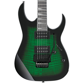Ibanez GRG320FA Electric Guitar, Transparent Emerald Burst