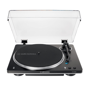 Audio Technica AT-LP70XBT-BS AT-LP70XBT Fully Automatic Belt-Drive Tunrtable w/Bluetooth, Black/Silver
