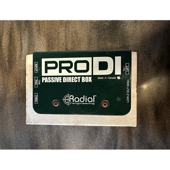 Used Radial Engineering ProDI Passive Direct Box