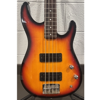 Used Foundation 4-String Electric Bass Guitar, Sunburst