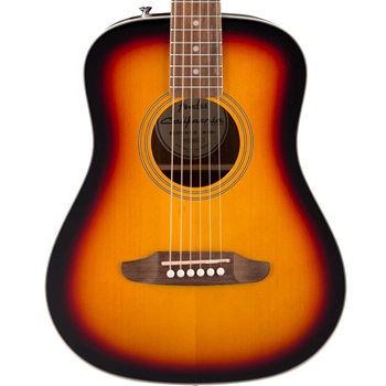 Fender California Standard Redondo Mini Acoustic Guitar with Bag, 3-Color Sunburst