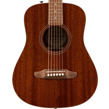 Fender 0974103121 California Standard Redondo Mini W/Bag, Spruce Top, Natural Sapele