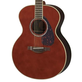 Yamaha LJ6RDTHB Grand Auditorium Acoustic Guitar with Electronics, Exclusive Dark Tint