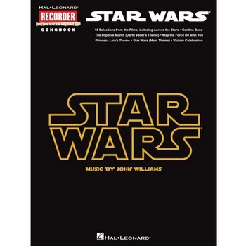 Star Wars Hal Leonard Recorder Songbook Recorder