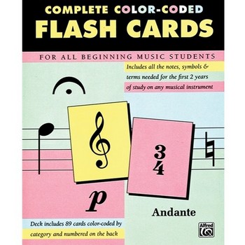 89 Color Coded Flash Cards