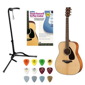 larger fg800 acoustic bundle yamaha guitar everything play need