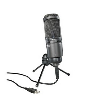 Audio Technica AT2020USBPLUS USB Cardiod Condenser Mic with Headphone Out