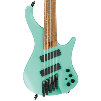 Ibanez EHB1005MS Ergonomic Headless 5-String Electric Bass Guitar, Sea Foam Green Matte