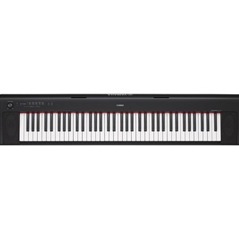 Yamaha NP32B 76-Key Mid-Level Piaggero Ultra-Portable Digital Piano, Black