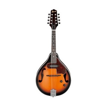 Ibanez M510E A-Style Mandolin with Electronics, Brown Sunburst, High Gloss