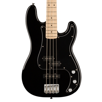 Squier Affinity Series Precision PJ Electric Bass Guitar, Maple Fingerboard, Black
