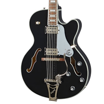 Epiphone Emperor Swingster Hollowbody Electric Guitar, Black Aged Gloss