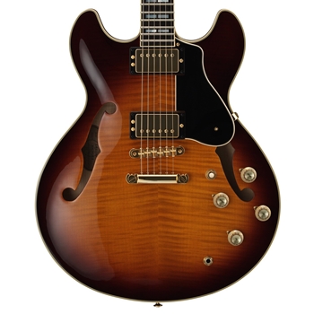 Yamaha SA2200 Semi-Hollow Electric Guitar, Brown Sunburst