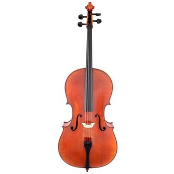 Scheryl & Roth SR75E4H Professional 4/4 Cello Outfit, Oil Varnish