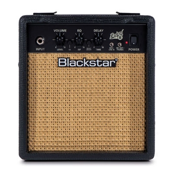 Blackstar DEBUT10EBK Debut 10E 10W 2x3 Combo Amp with Delay, Black