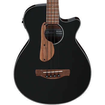 Ibanez AEGB24E Acoustic Bass with Electronics, Black High Gloss