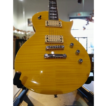 Used ESP LTD EC-401VF Electric Guitar, Lemon Drop